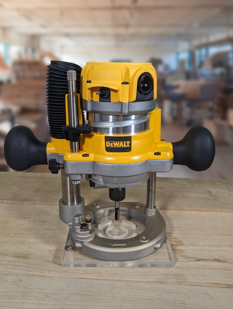 3/8" Thick 6" Square baseplate upgrade with bushing compatibility for DW6182