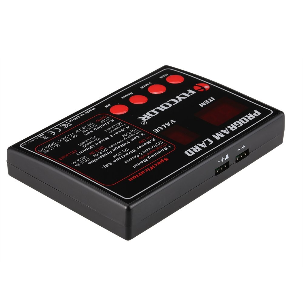 Flycolor Programing Card for RC Boats ESC Electronic Speed Controller