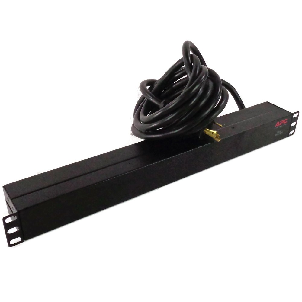 APC AP9564 1U Rack-Mountable Basic Power Distribution PDU 10-Outlets - New