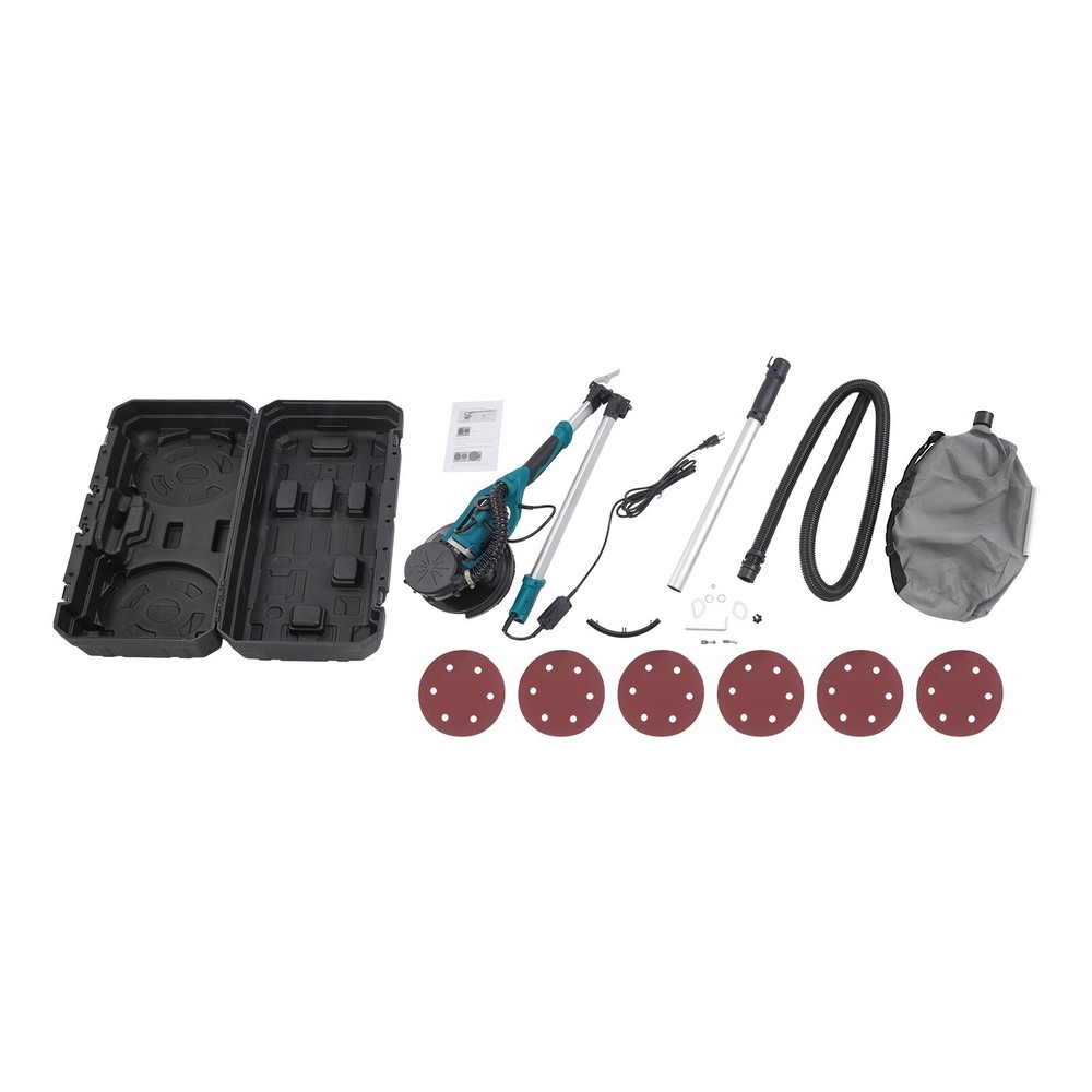 Electric Ceiling Wall Sander Variable Speed Dustless Drywall Sander 850W Sanding