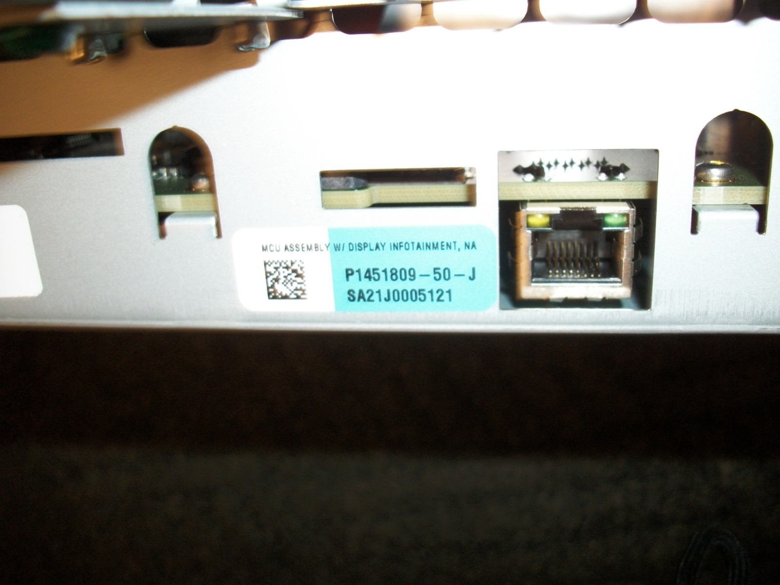 2012 13 14 15 16 17 18 19 20 21 TESLA MODEL S 16.5" DISPLAY INFOTAINMENT SCREEN