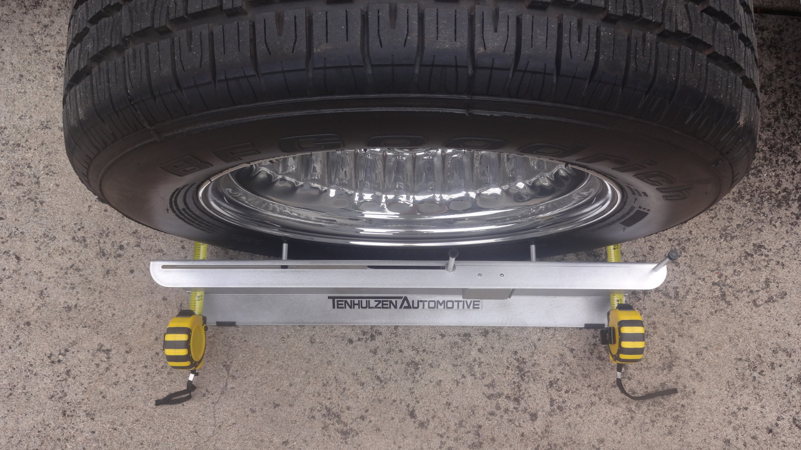 Tenhulzen Automotive DIY Wheel Alignment Tool, Accurate, fast, toe plates+camber