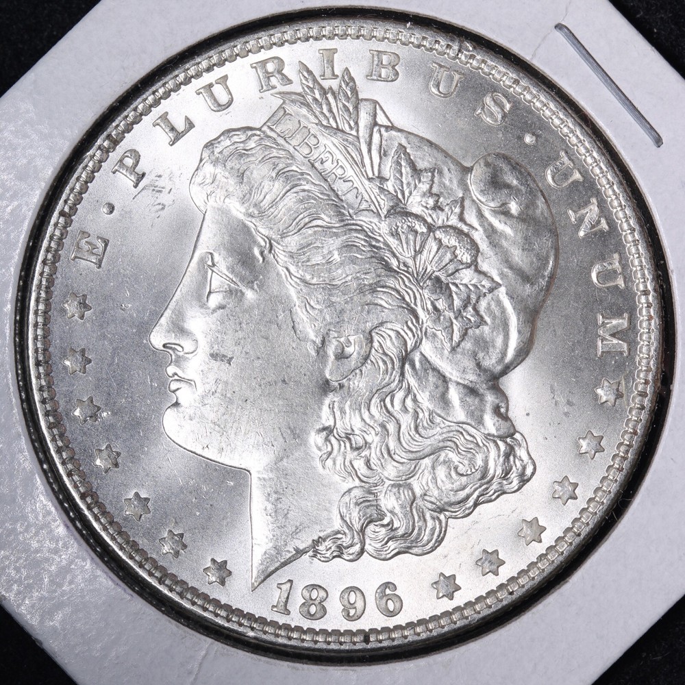 1896 Morgan Silver Dollar CHOICE BU UNCIRCULATED MS E368 QMF