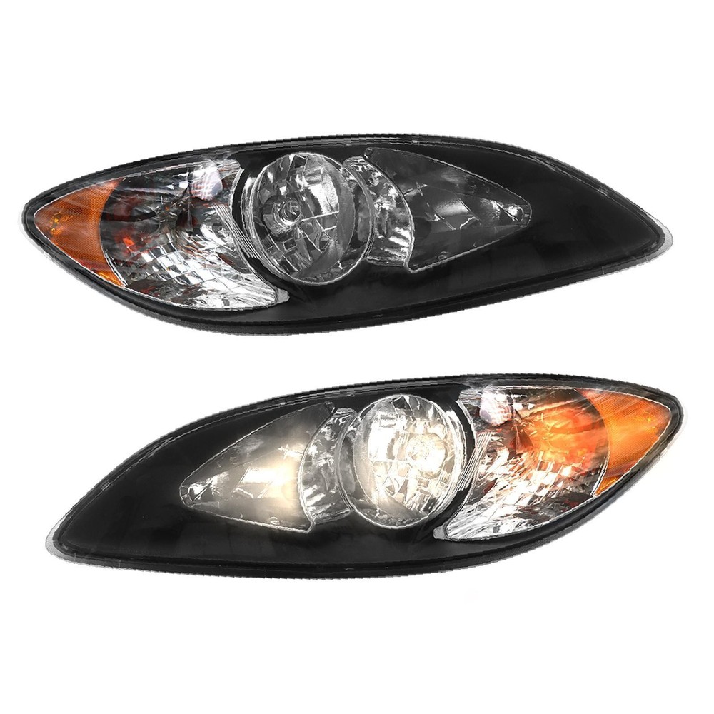 Black Headlights Assembly Compatible With 2008-2016