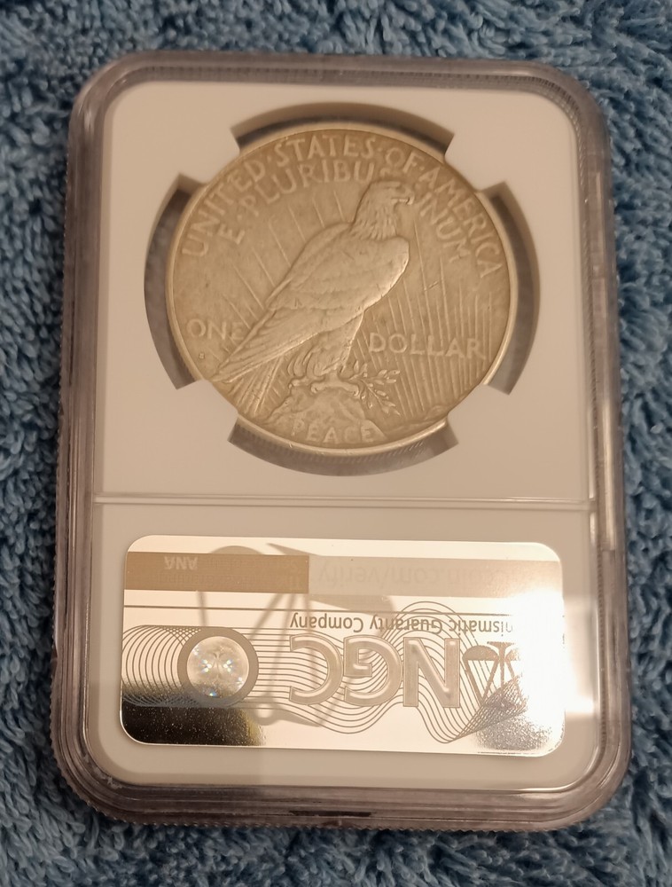 1934-S Peace Dollar, NGC AU50