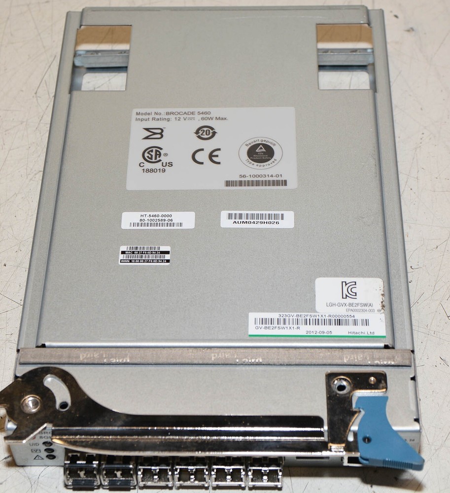 Brocade VDX 5460 8GB DCB Switch Module W SFP's