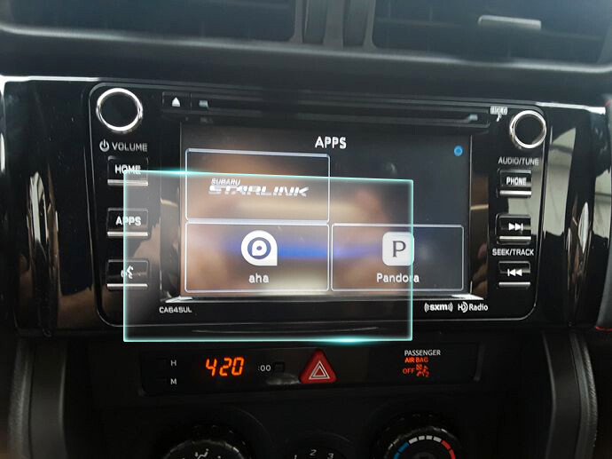 Crystal Clear Screen Protector for 2019 Subaru BRZ 7in Vehicle Navigation