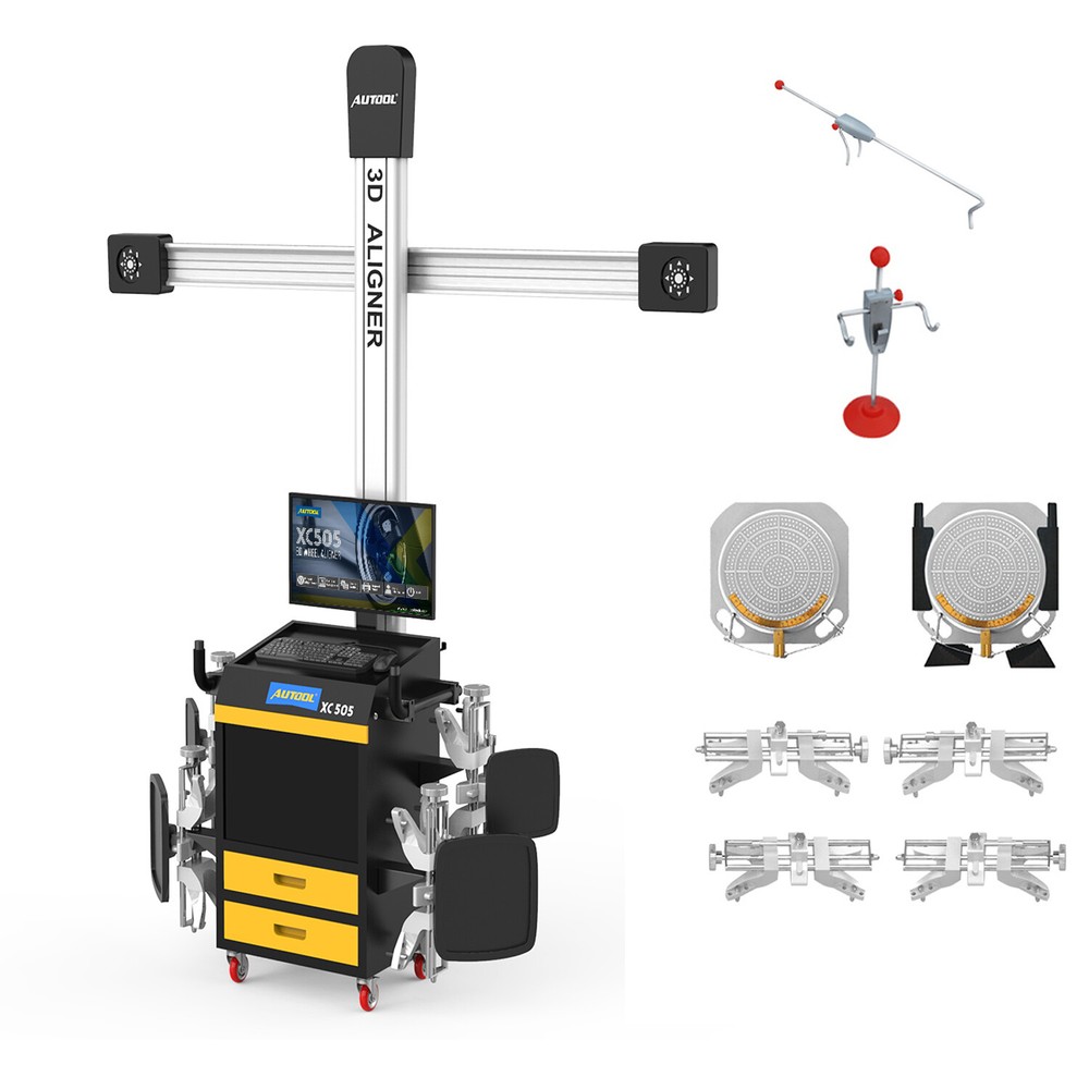 3D Fully Automatic Wheel Alignment Machine Car Tire Wheel Aligner System Tool