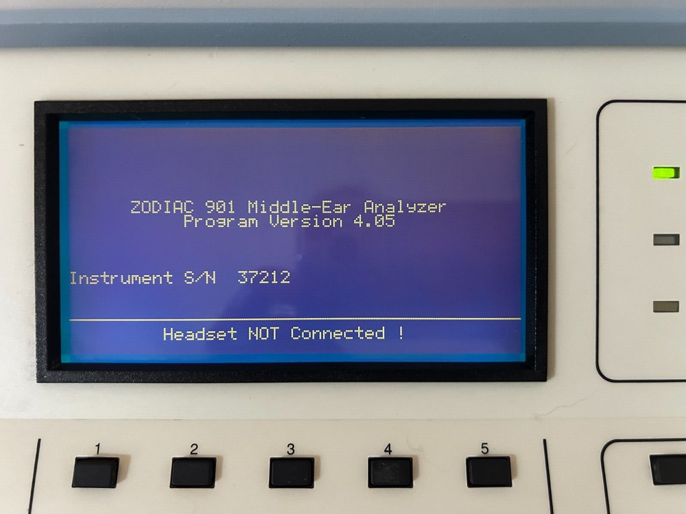 ZODIAC 901 Middle Ear Analyzer