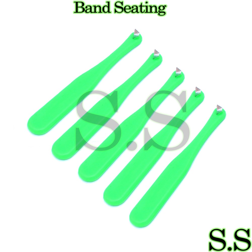 5 Band Seating Instruments Green Nylon Dental instruments