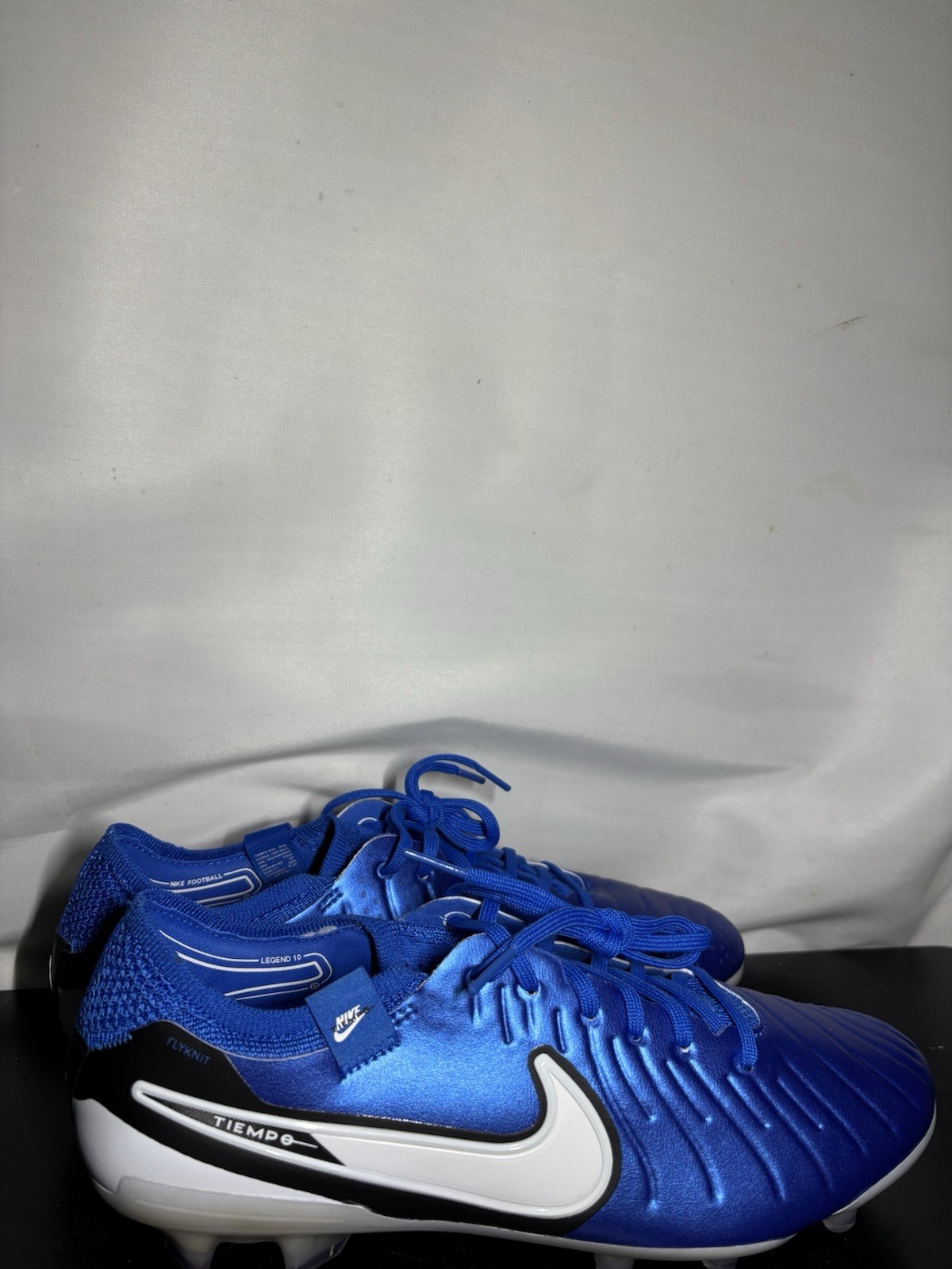 Nike Legend 10 Elite FG Soccer Cleats Blue White DV4328-400 Men's Size 8.5 New