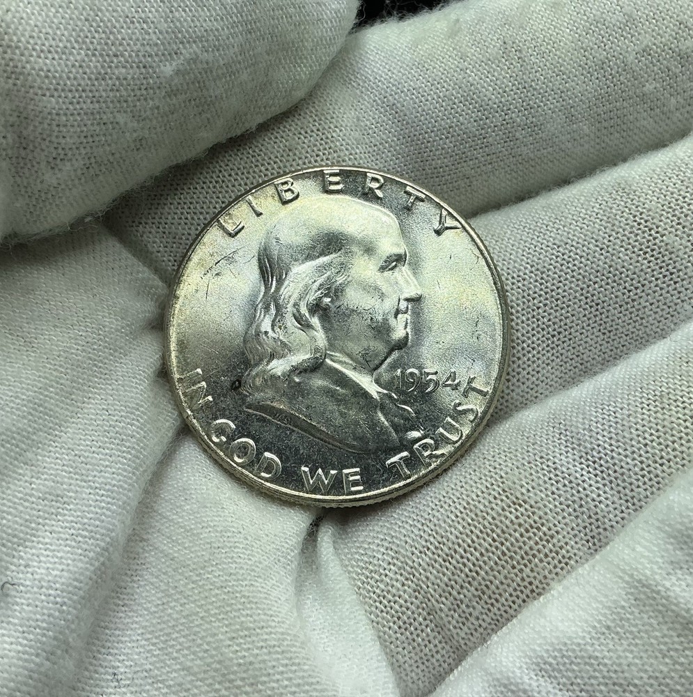 1954 Franklin Half Dollar - BU Condition - J379