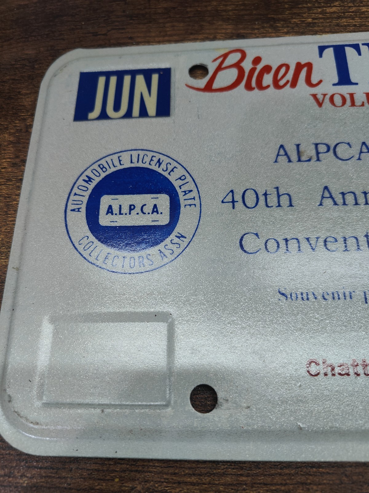 TENNESSEE TN Tenn 🚂 License Plate Tag 1994 94 ALPCA souvenir LOW Number 548