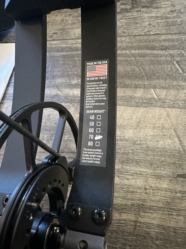 Bowtech Carbon One X Custom Compound Bow