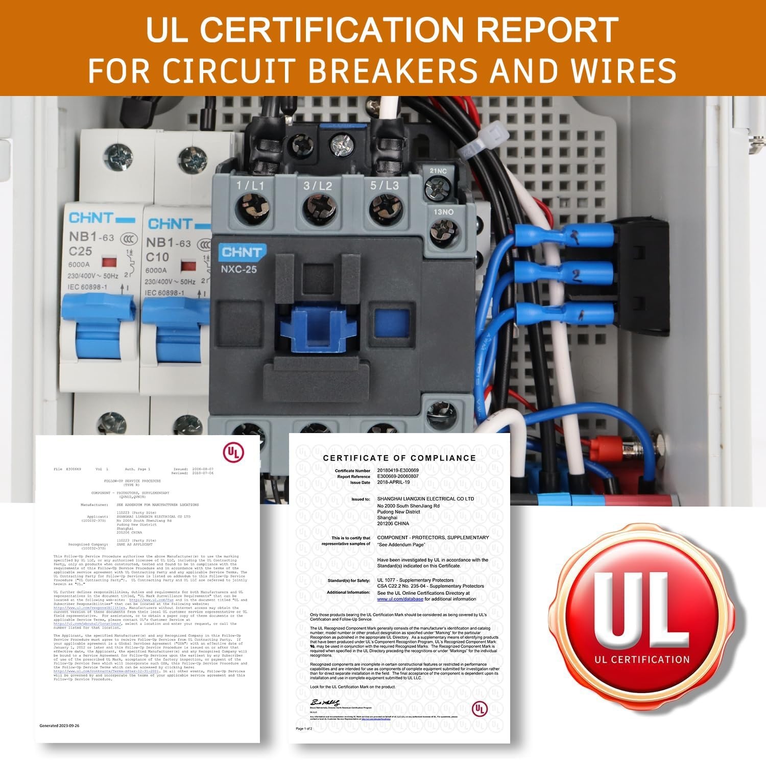 Upgraded Septic Control Panel with Septic Alarm, Pump Circuit Breaker, 14 AWG