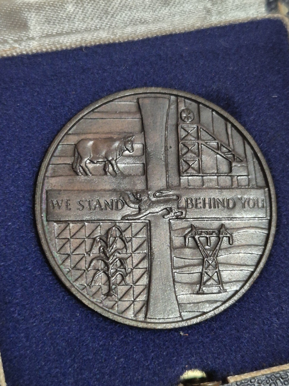 11 November 1965 Rhodesian Independence Bronze Medal In Box