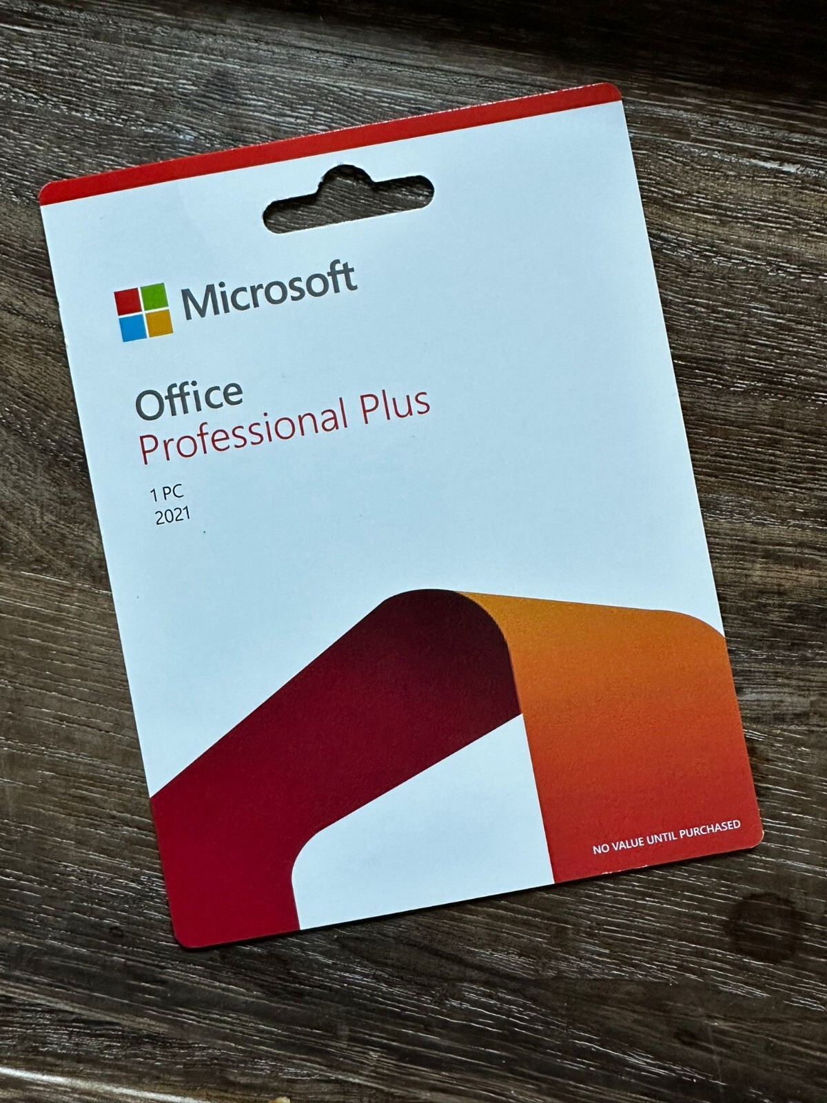 Microsoft Office Professional Plus 2021 retail 1PC product card sealed genuine