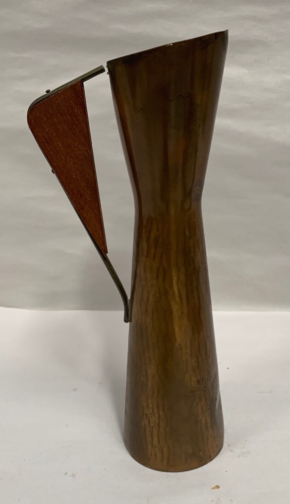 VTG Retro Modern Eames Era SMALL Hammered Copper Pitcher? (A8)