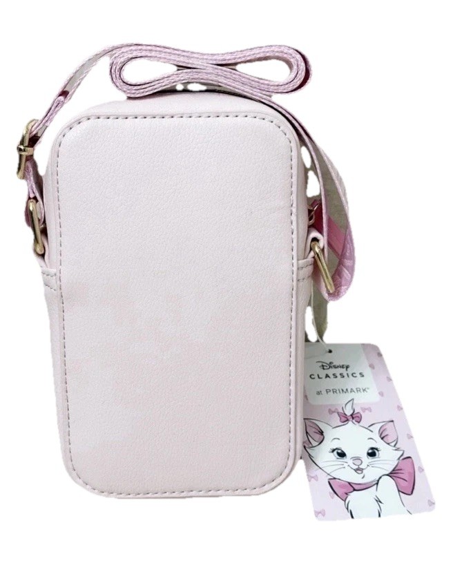 Disney Marie Aristocats Faux Leather Crossbody Bag Cellphone Holder*Primark*-NEW