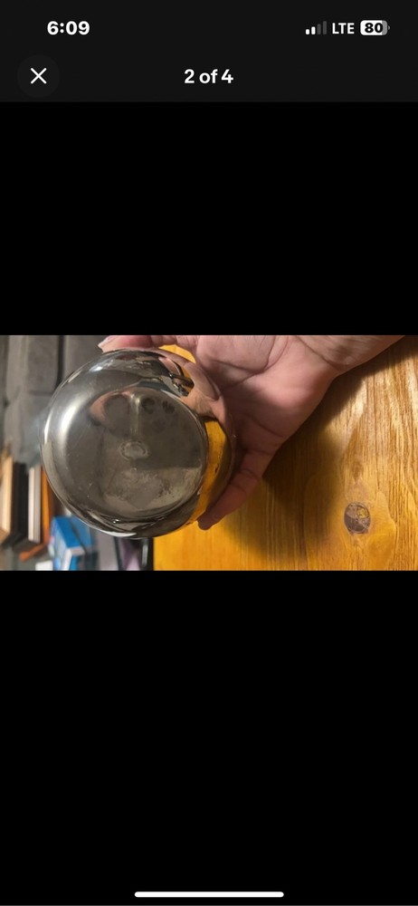 Vintage Silver-Plated Apple-Shaped Container