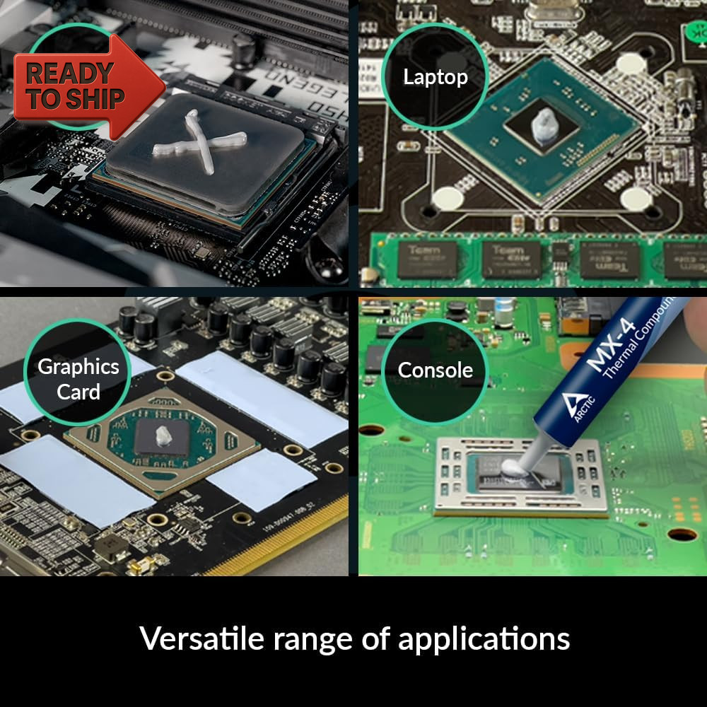 MX-4 (4 G) - Premium Performance Thermal Paste for All Processors (CPU, GPU - PC