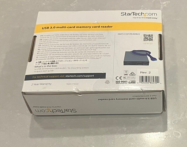 Startech USB 3.0 Internal Multi-Card Reader with UHS-II Support - SD/Micro SD/MS