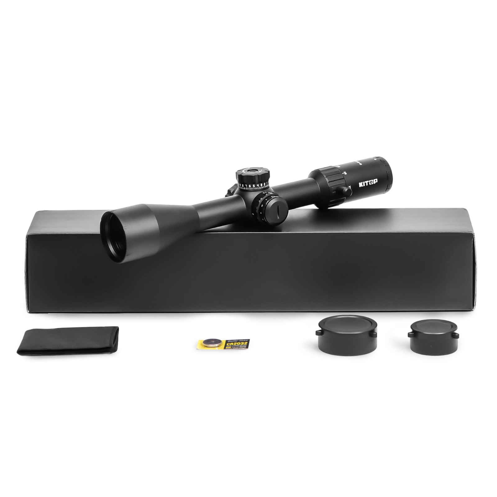 KiTOP Optics 5-20x50mm Rifle Scope FFP w/ Illuminated Crosshair MOA Reticle