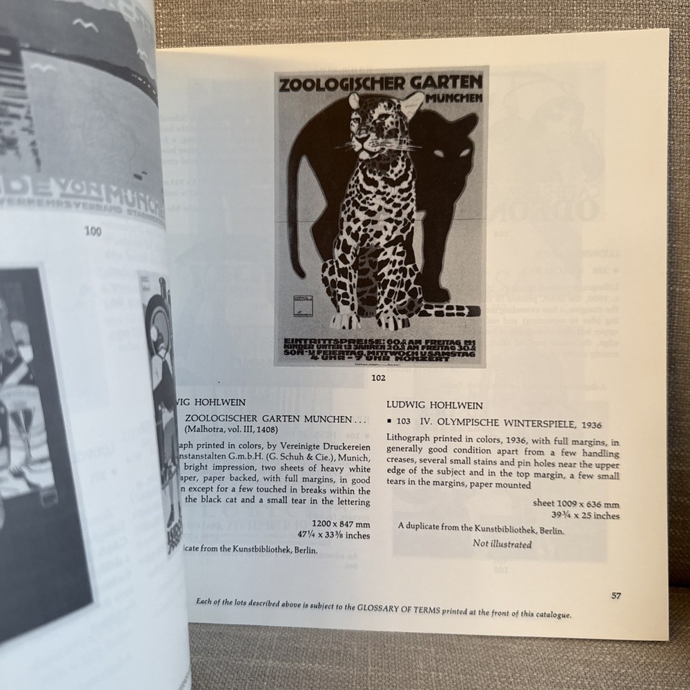 Sotheby's Fine Poster- March 13, 1982