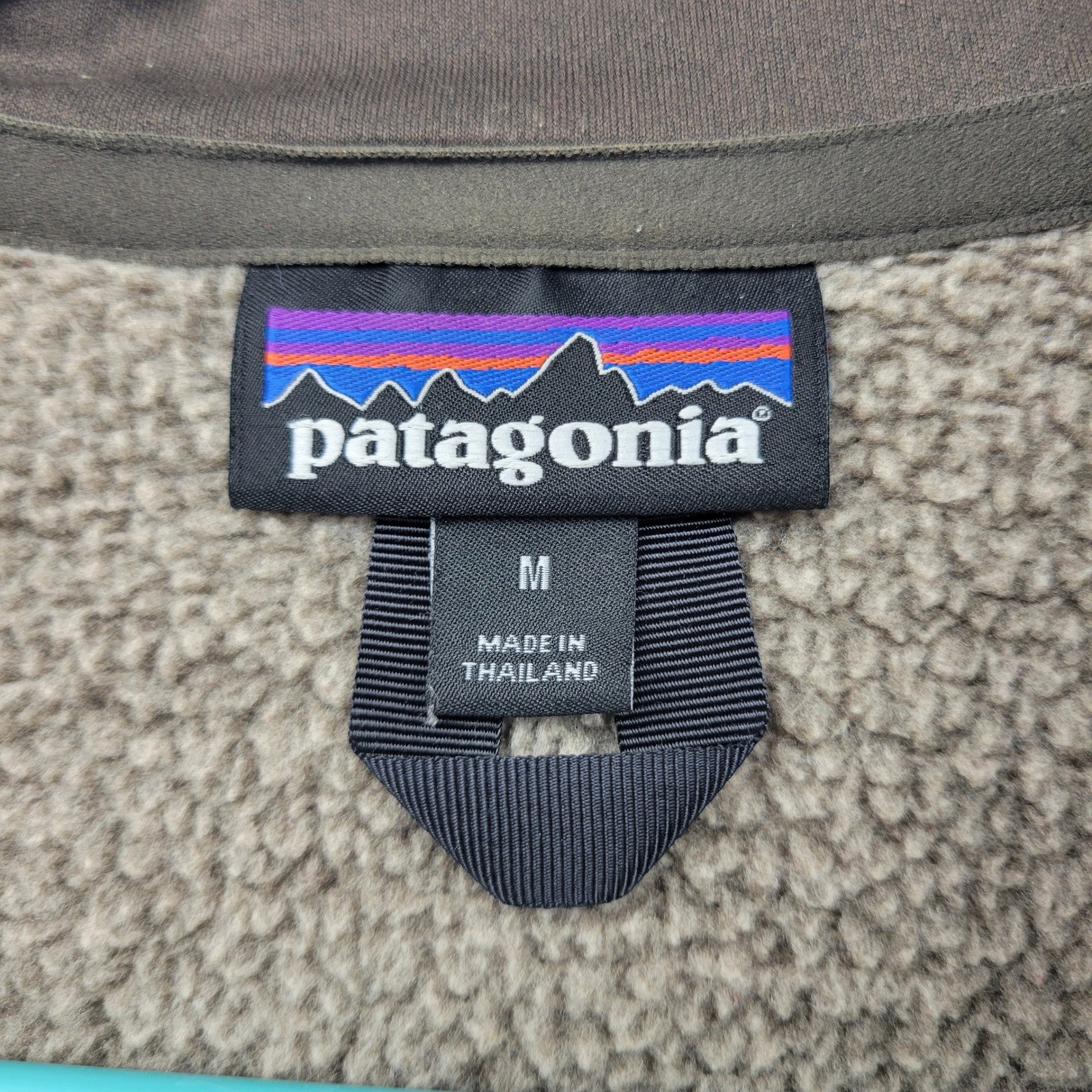 Patagonia Mens Better Sweater 1/4 Zip Medium Fleece Pullover Two Tone Fleece