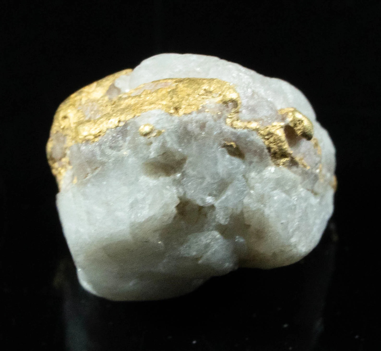 QN-37 "Alaskan BC Gold Nuggets with Quartz" Genuine 1.54 Grams