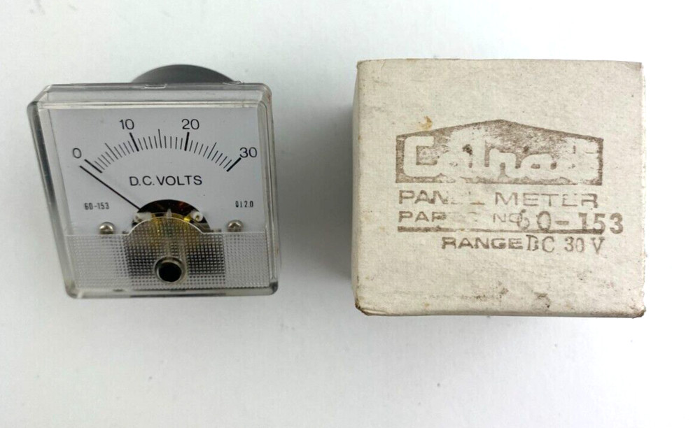 Calrad Panel Meter 60-153 - DC 30V - DC Volt Meter