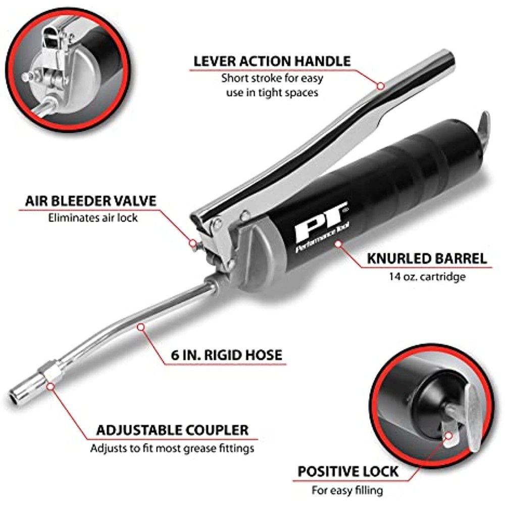 Performance Tool W54201 Lever Action Grease Gun