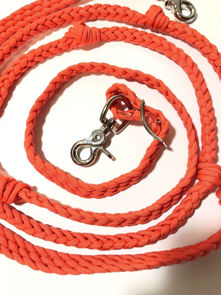 barrel reins orange