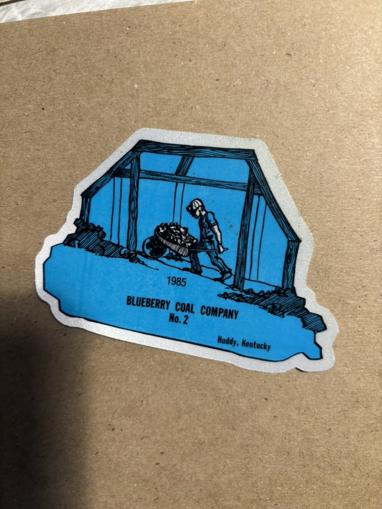 Coal mining stickers, nice older coal company