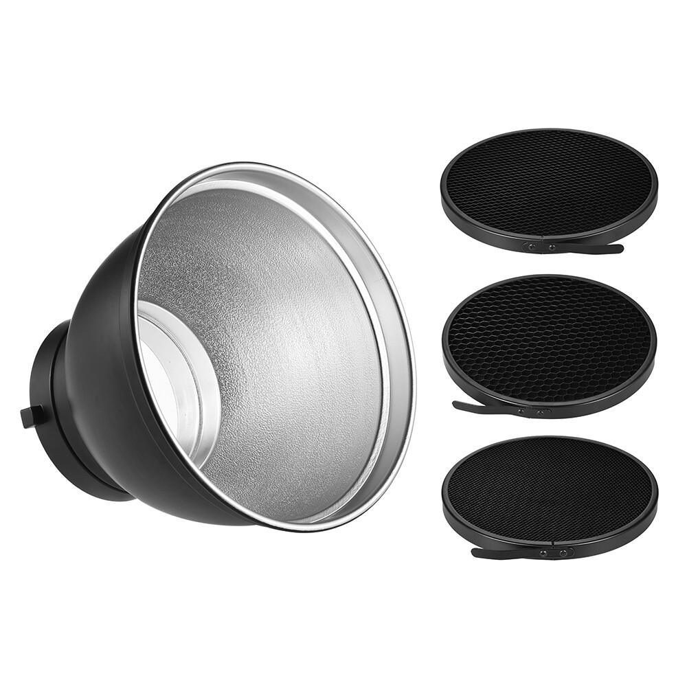 Flash Speedlite Video  Reflector Diffuser Honeycomb  Bowens Mount J2Q0
