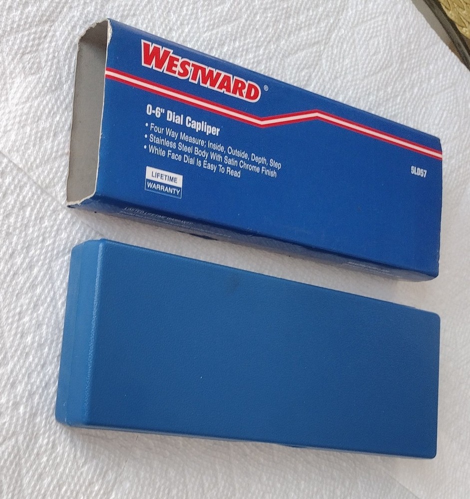 Westward Dial Caliper 0 To 6 In. 5LD57.