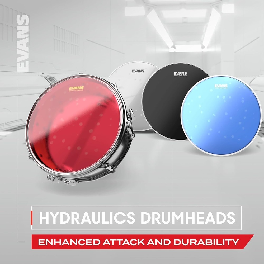 Evans Hydraulic Red Drum Head, 18 Inch