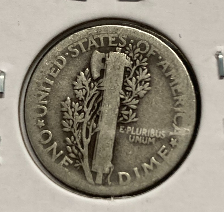 1917 Mercury Silver 10¢ 1337