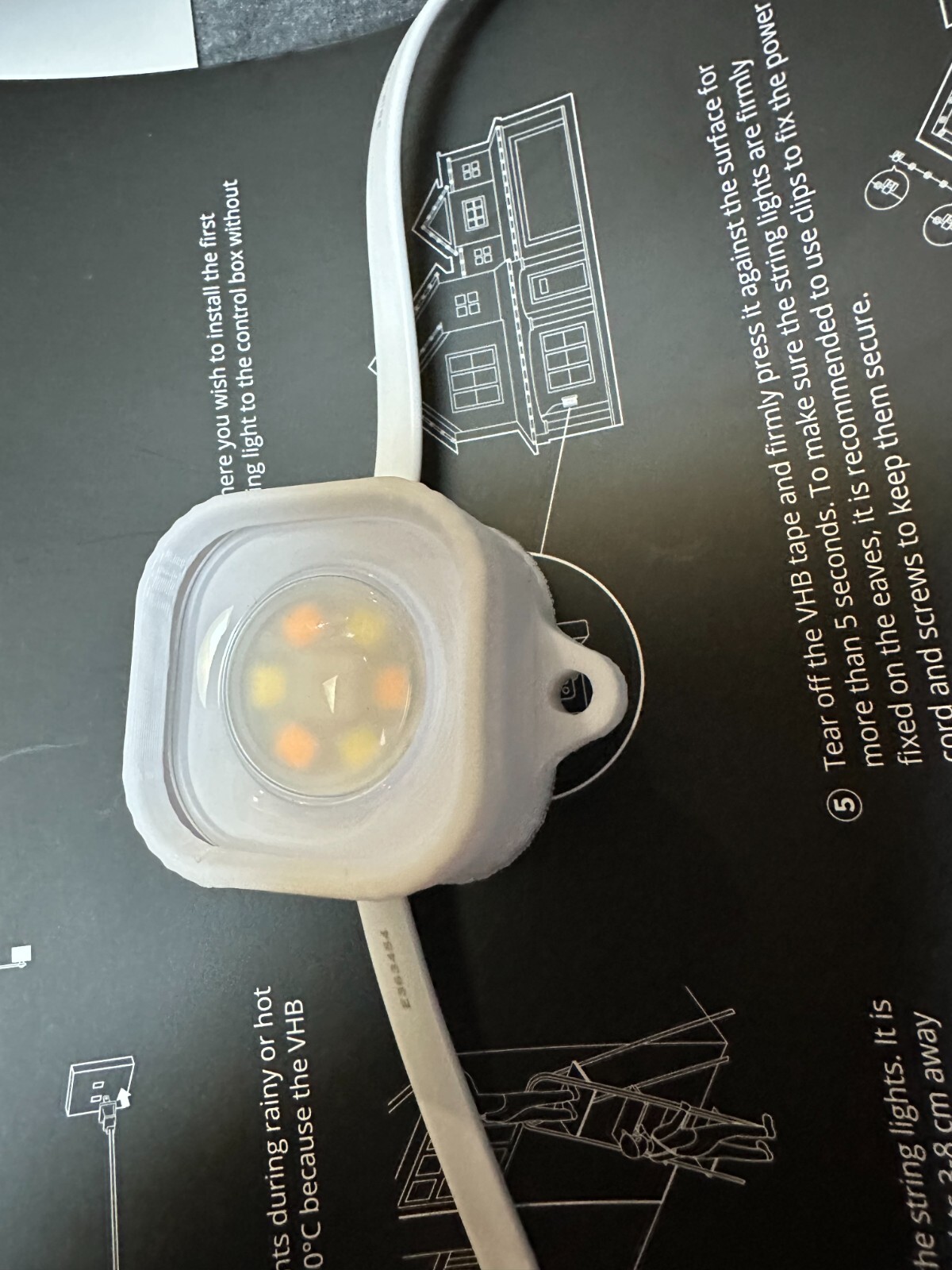 Govee Permanent Outdoor Light mounting Bracket for Soffit, eave, Fascia, Clip