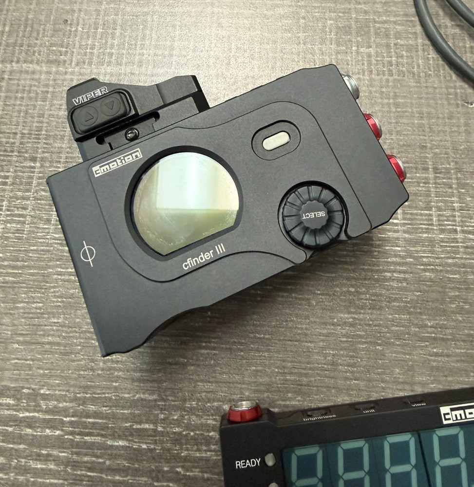 ARRI, Cmotion Cfinder III & Cdistance, cable, mount and Red Dot sight.