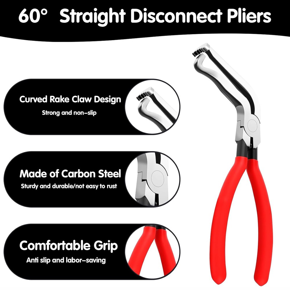 Disconnect Pliers Electrical Connector Separator Terminal Plug Removal Tool Kit