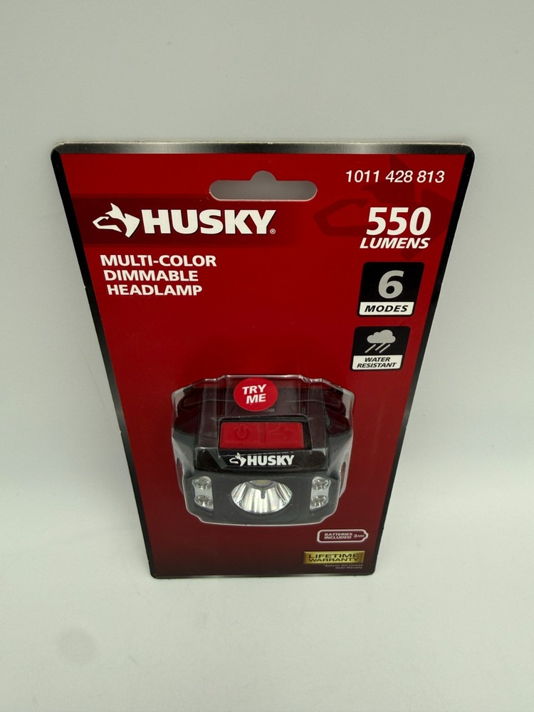 Husky 550 Lumens Compact Multi-Setting Dimmable Headlight