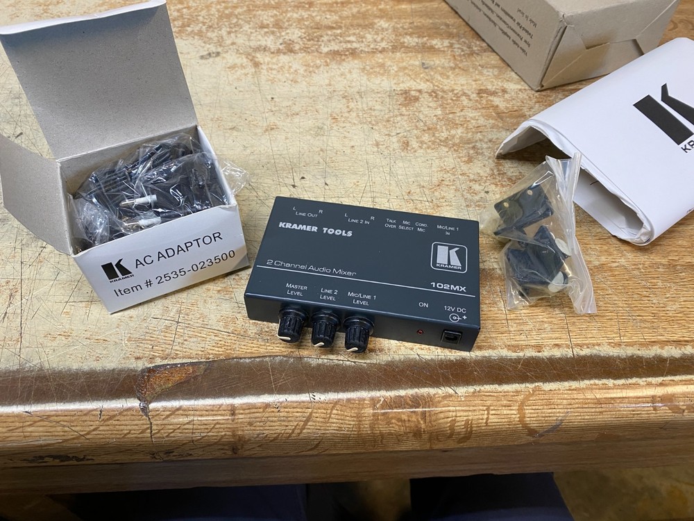 Kramer Electronics 102MX - 2 Channel Stereo Audio Mixer