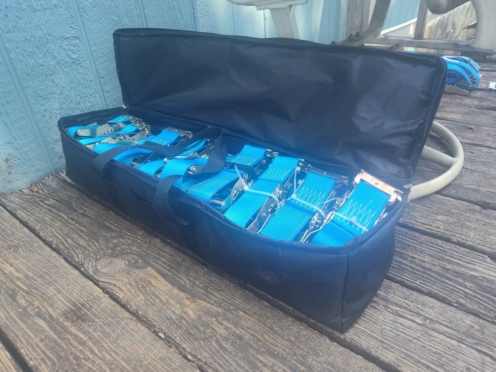 E-TRACK RATCHET SIDE TO UNIVERSAL HOOKS ON LONG STRAP SIDE