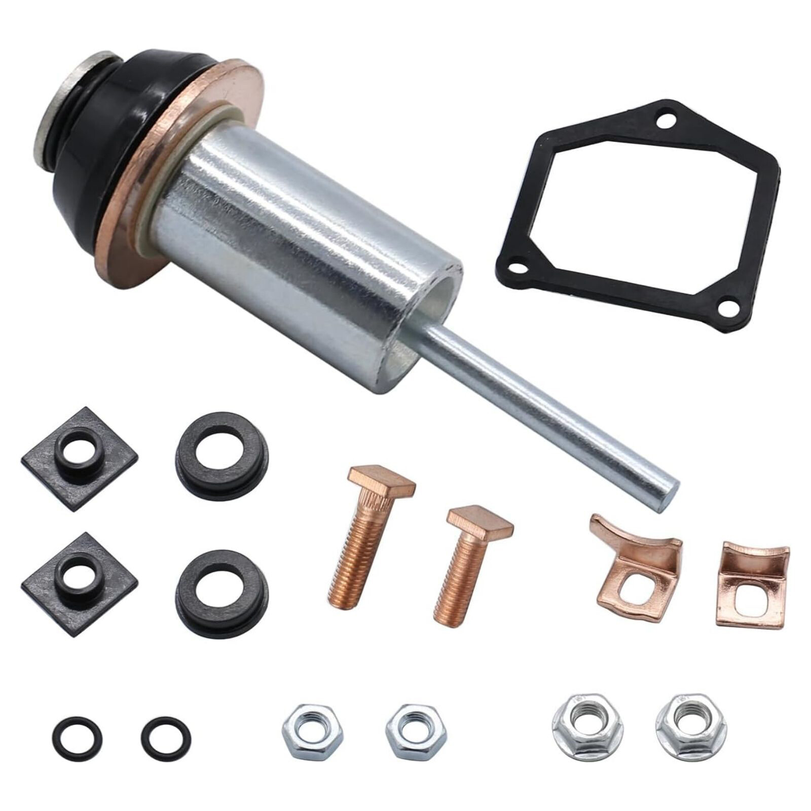228000-6660 Starter Solenoid Repair Rebuild Kit Plunger Contacts Set For Toyota