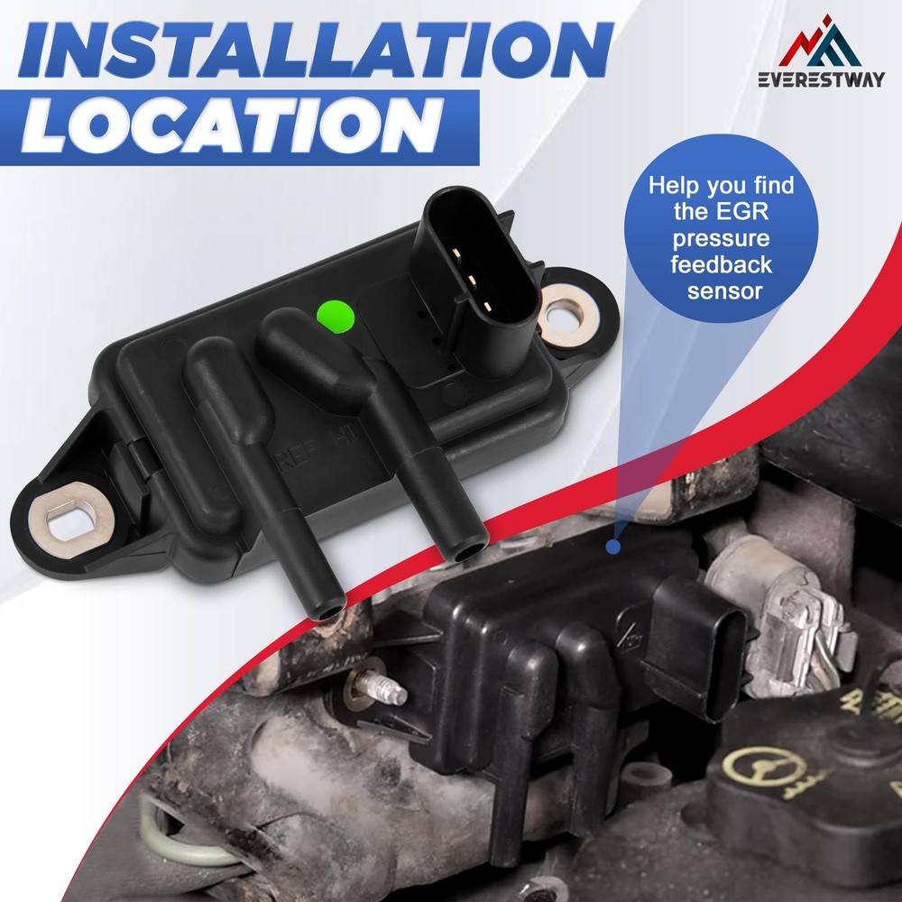 EGR Exhaust Gas Recirculation Pressure Feedback Sensor DPFE15