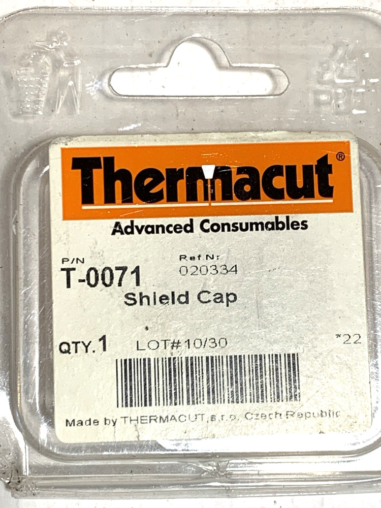 Thermacut T-0071 mechanized plasma shield cap Ref No: 020334
