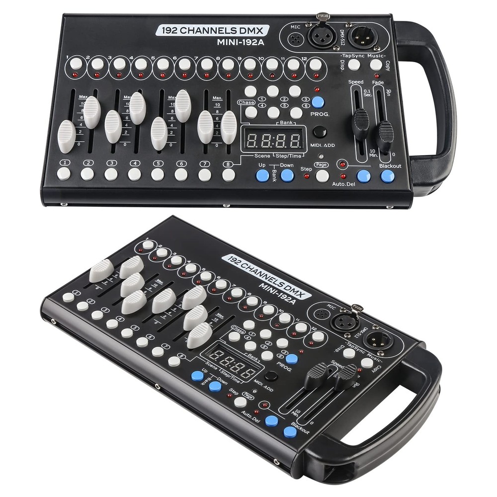 DMX Controller 192 Channel DMX Light Controller for Dj Lights, DMX Controllers