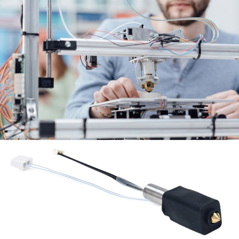 Precise Heating Tube with Thermistor for X3 3D Printer Extruders