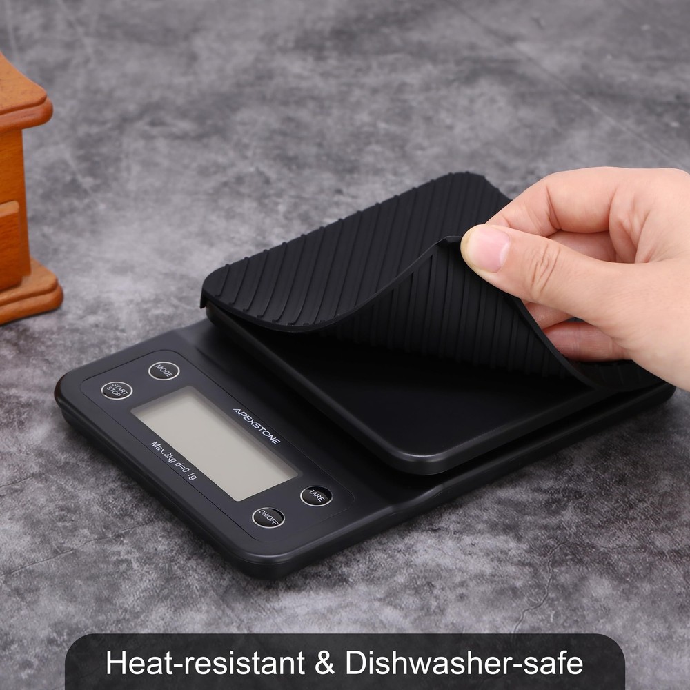 Coffee Scale with Timer Small, Apexstone Espresso Scale with Timer Small, Espres